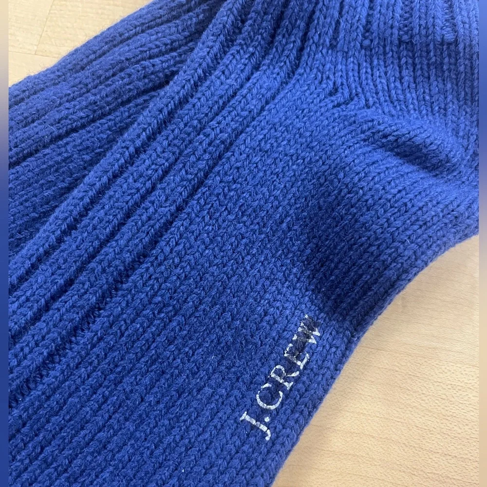 J.Crew Ribbed cotton-blend socks